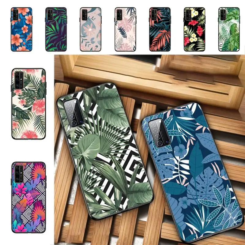 

Palm Tree Leaves Phone Case for Huawei Honor 10 i 8X C 5A 20 9 10 30 lite pro Voew 10 20 V30
