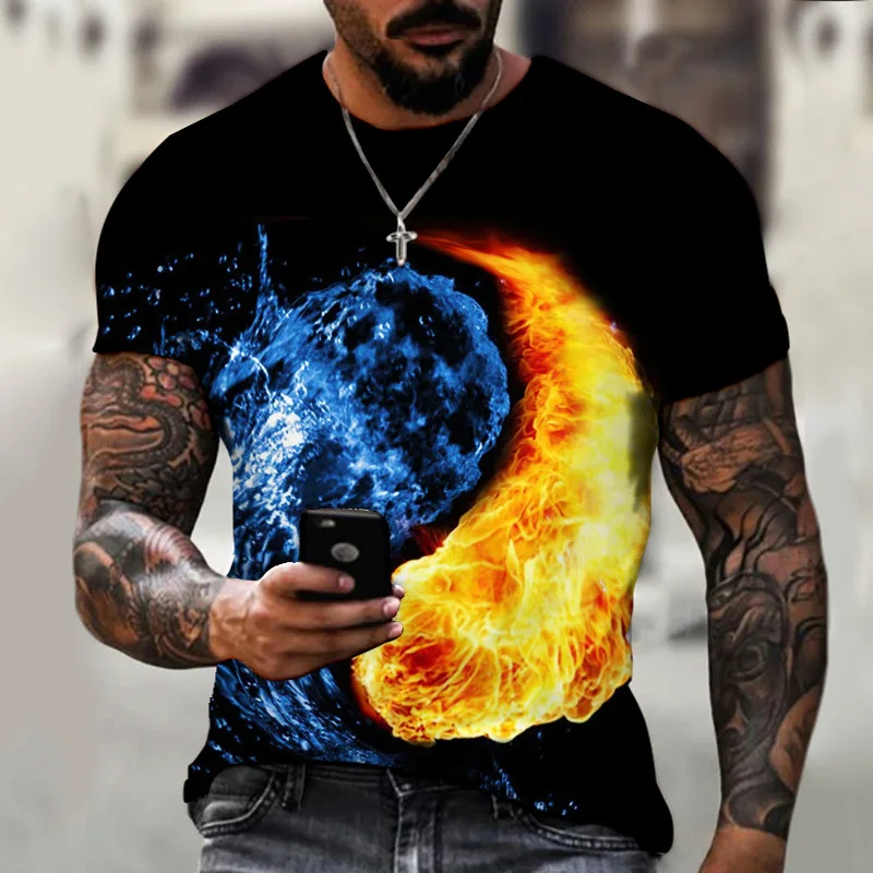 

Футболка мужская с коротким рукавом и принтом, Спортивная тенниска для бега, фитнеса, тренажерного зала, уличная одежда, лето