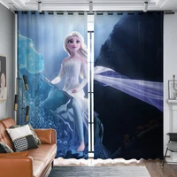 disney princess series aisha frozen blackout curtains childrens room girls bedroom finished curtain fabric window decoration