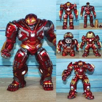 genuine marvel action figure the avengers 4 iron man anti hulk armor mk44 imitation metal mech vehicle ornament model