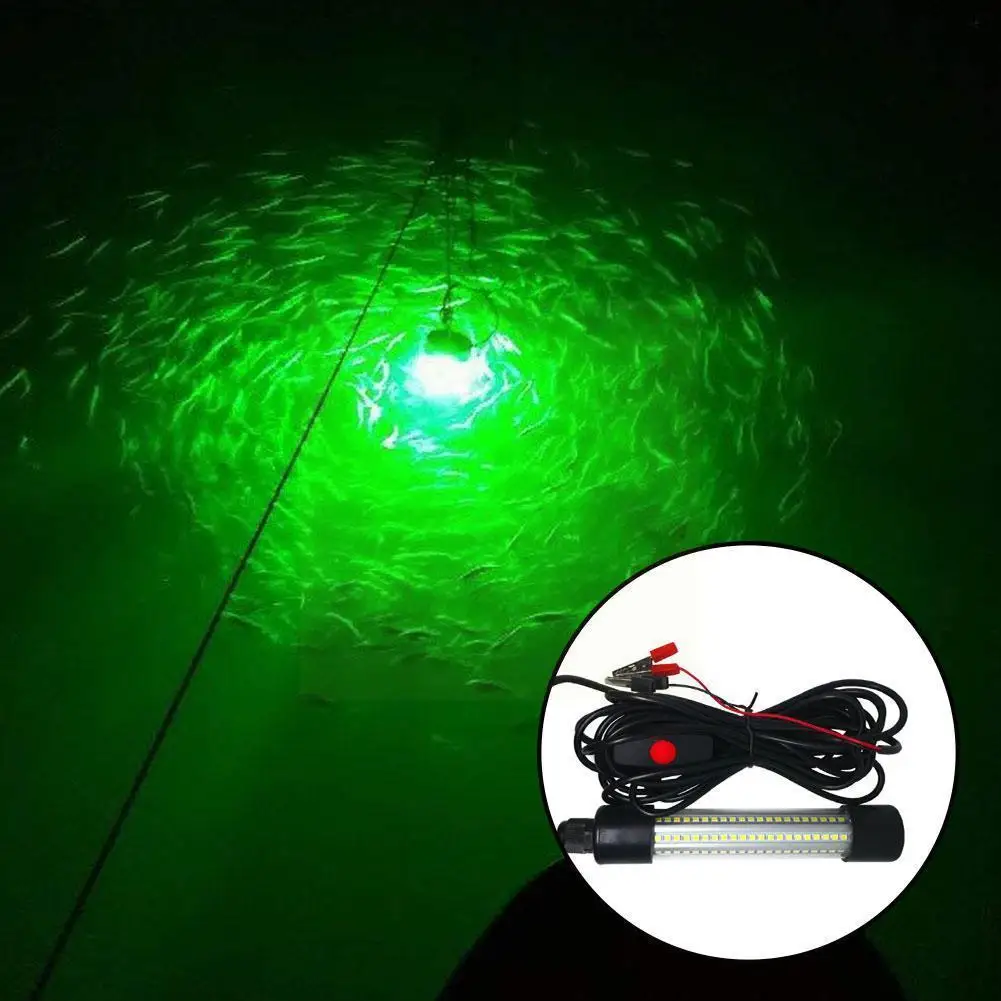 2-24v LED Underwater Corn Light Waterproof Swimming Fish 13W Light Light Spot IP68 Light Fishing LEDS 126 Light Pool Attrac O4Q2