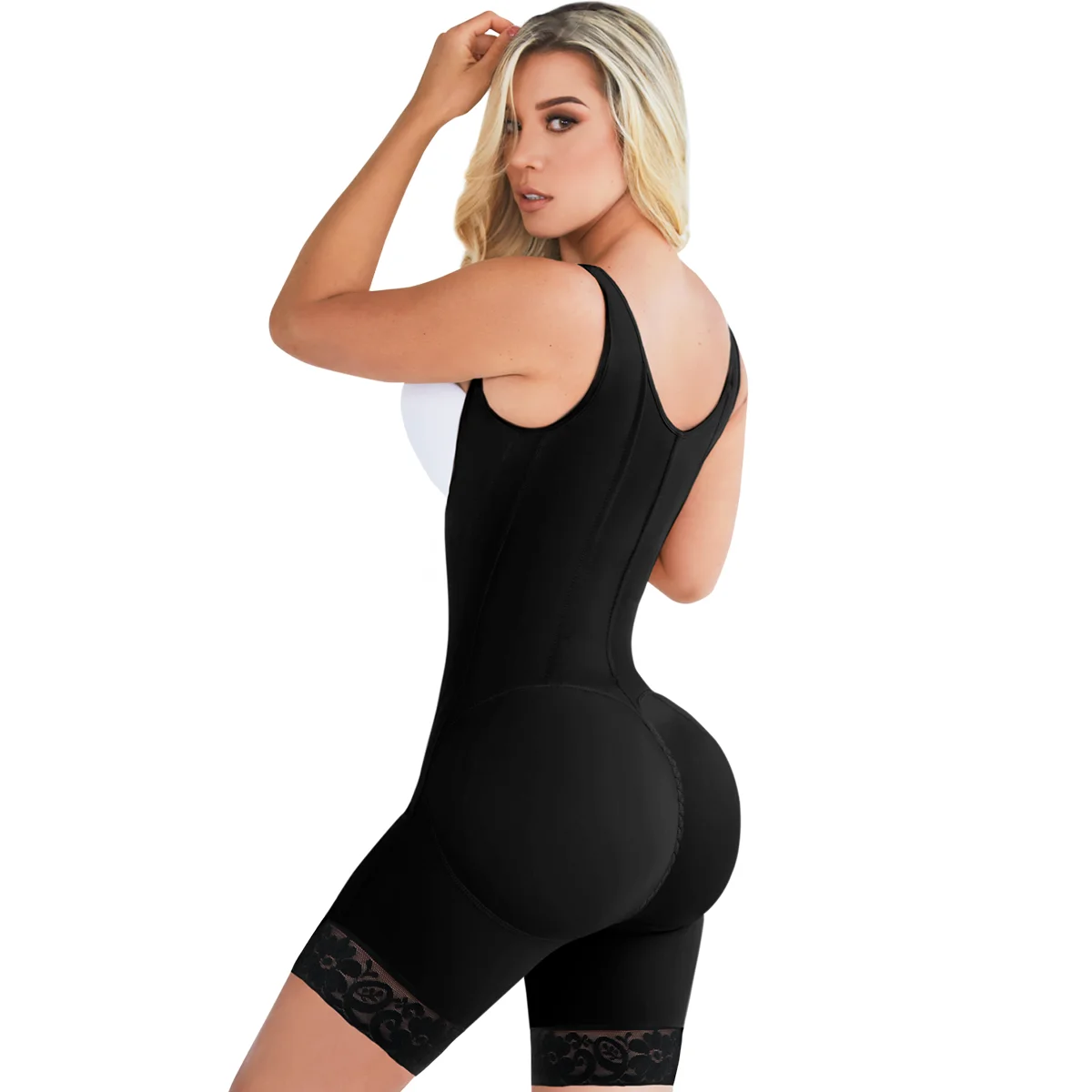 Женская корректирующая одежда Faja Moldeadoras с высокой талией и косточками