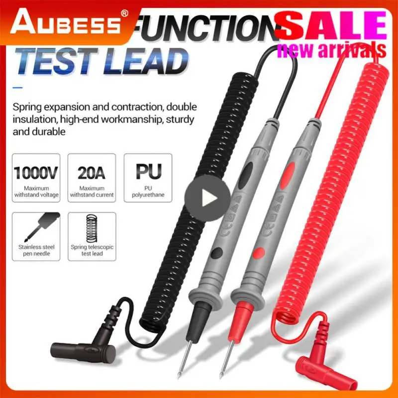 

1 пара, универсальные Пружинные Щупы для мультиметра, 20 А, 1000 в