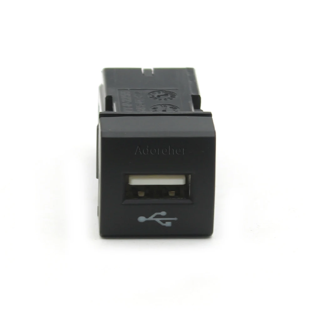 Автомобильный Черный USB-адаптер для входа аудио радио U-диск флэш-разъем