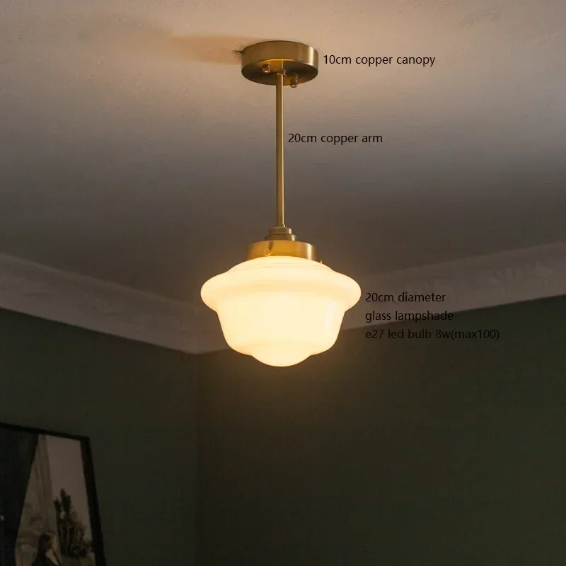 

Подвесной светильник JIANKEXING молочно-белый стеклянный