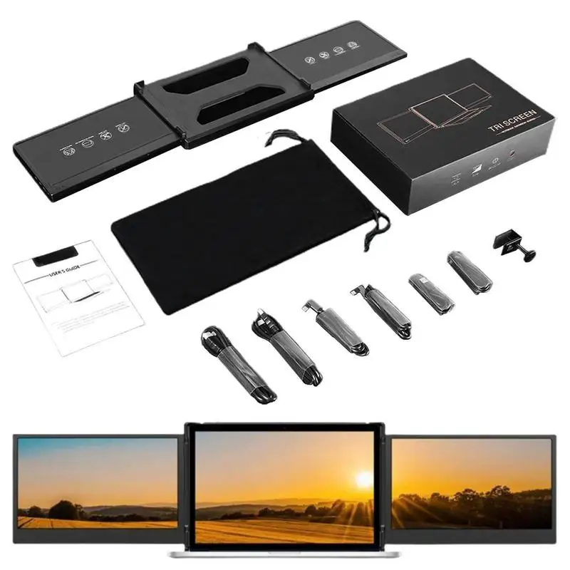 

Screen Extender For Laptop Dual Screen Portable Extender For Laptop Lightweight And Portable Laptop Supplies For 13-17.3-inch