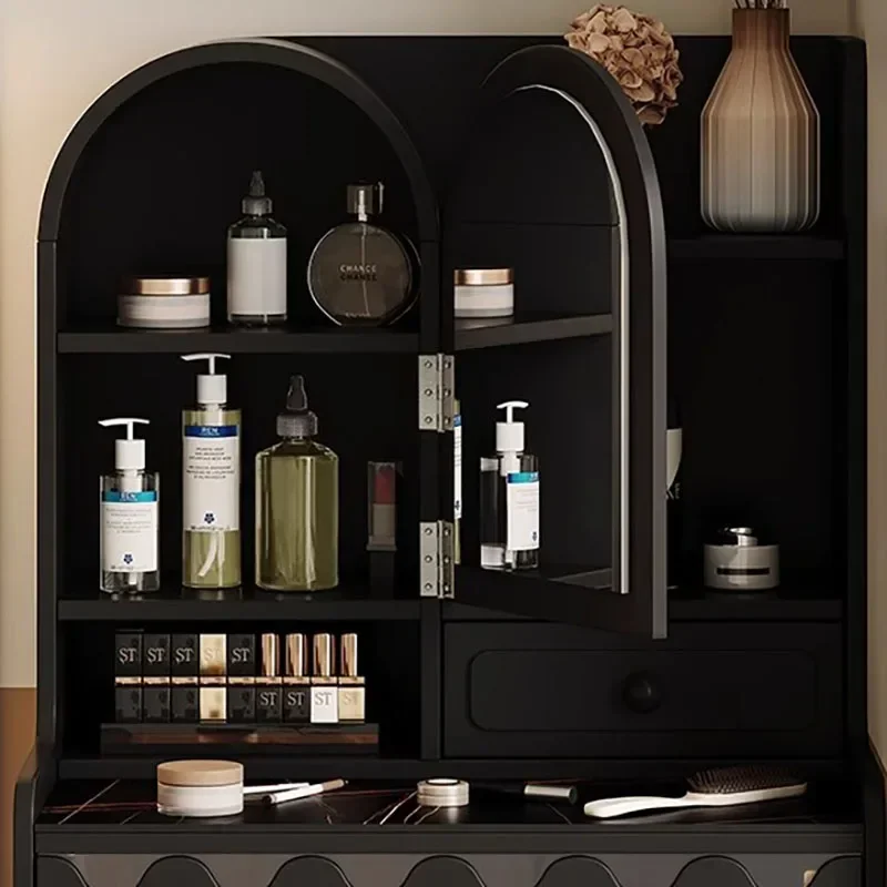 Столик в скандинавском стиле для туалетного столика черный Европейский