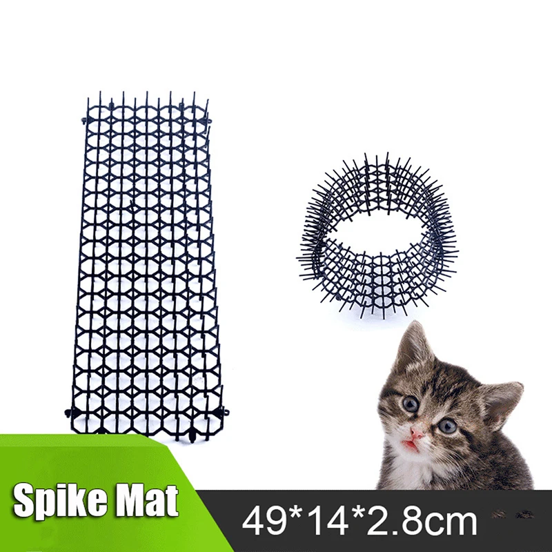 

Gardening Cat Scat Mat Repellent Mat Anti-Cat Strips Spikes Straps Deterrent Keep Cat Dog Away Digging Pet Supplies 49*14*2.8cm