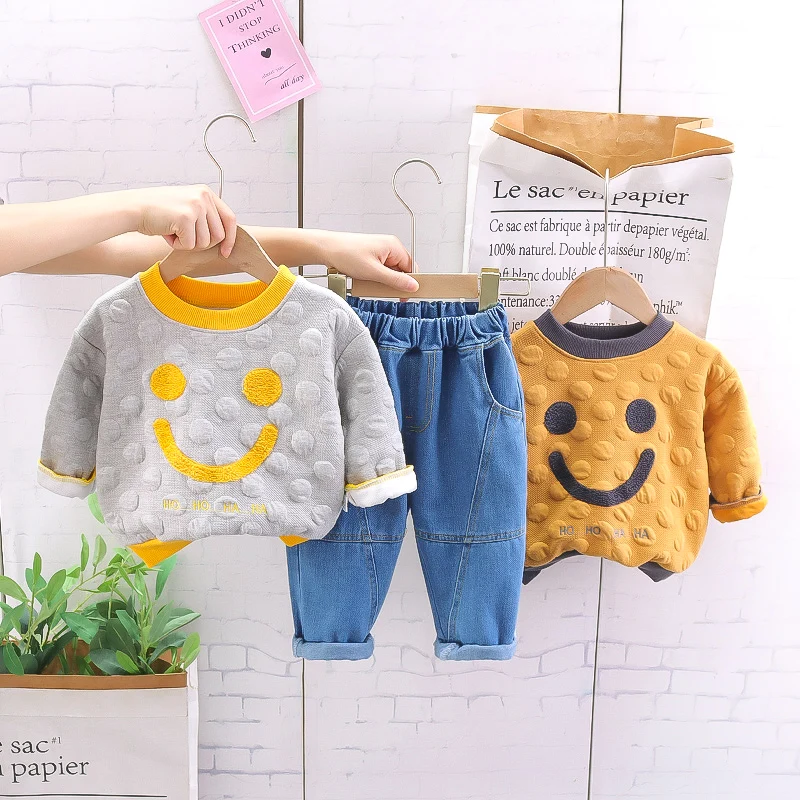 

Одежда JL-Baby для мальчиков и девочек на весну и осень с длинным рукавом и милым мультяшным принтом животных