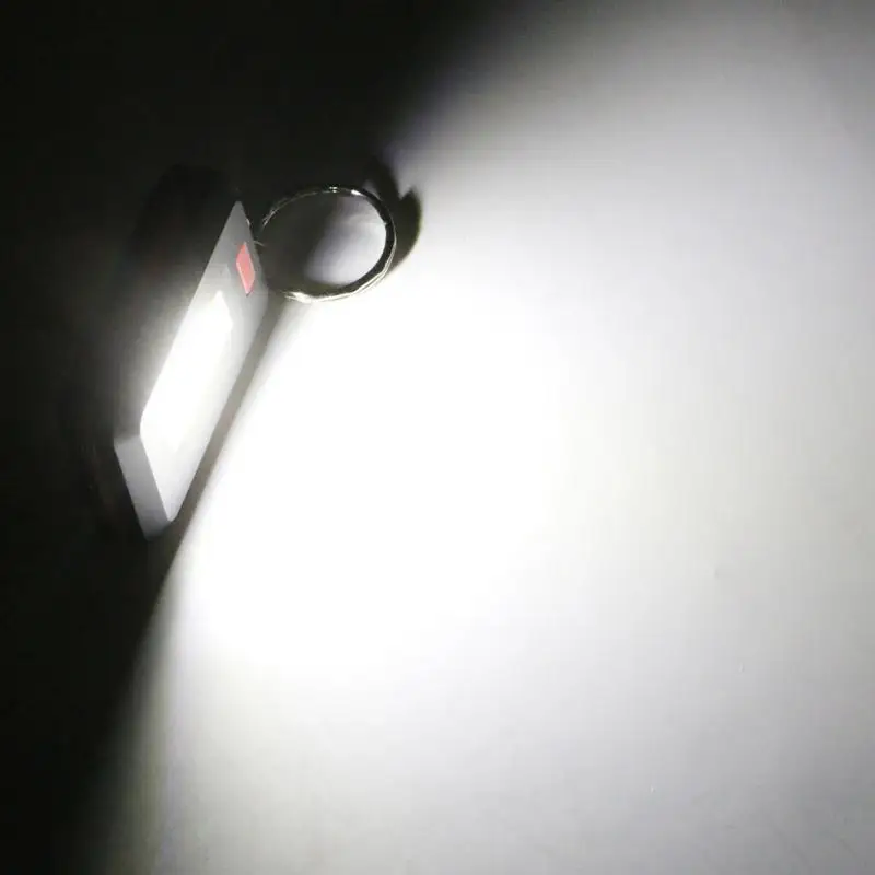 1 шт. портативный мини-брелок с монолитным блоком светодиодов брелок для ключей