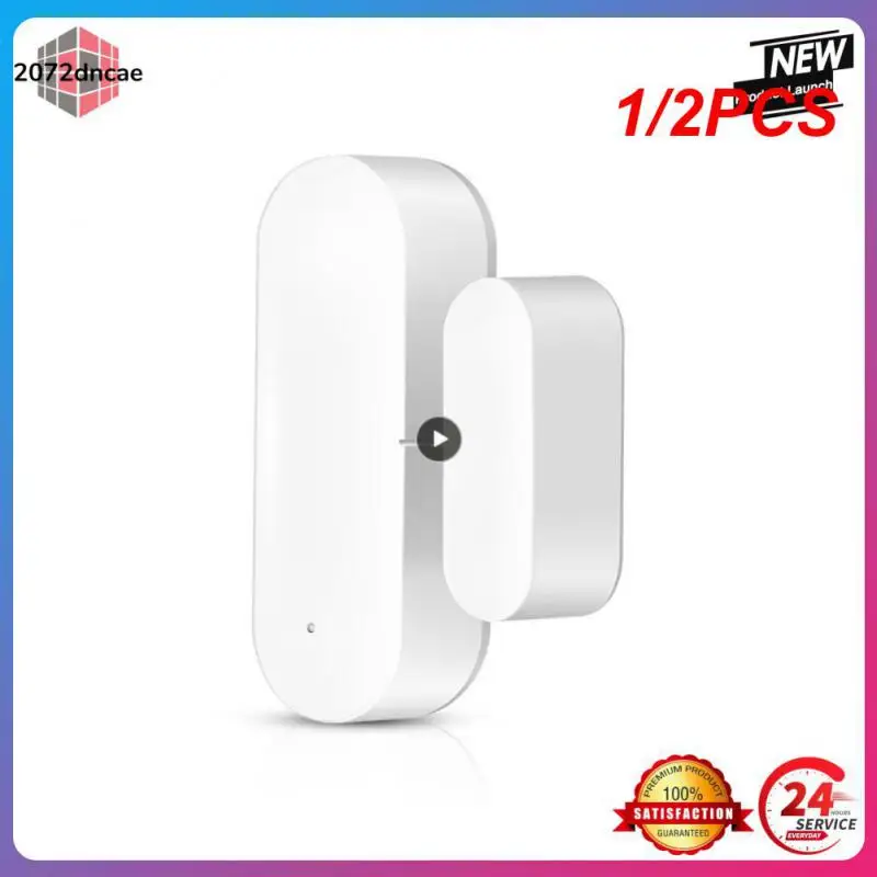 

1/2 шт. смарт-датчик двери Tuya WiFi/Zigbee, дверь, окно, открытый, закрытый детектор, смарт-устройство, приложение
