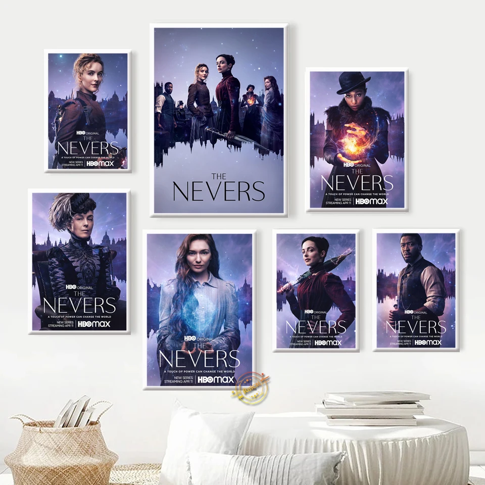 

The Nevers Movie Poster Canvas Art Wall Picture For Living Bedroom Room Home Decor Gift