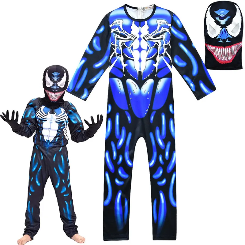 

Halloween Costumes for Boys MEZMER / Raptor Jumpsuits Kids Character Clown Cosplay Clothes Raven Party Game Funny Cos Clothing