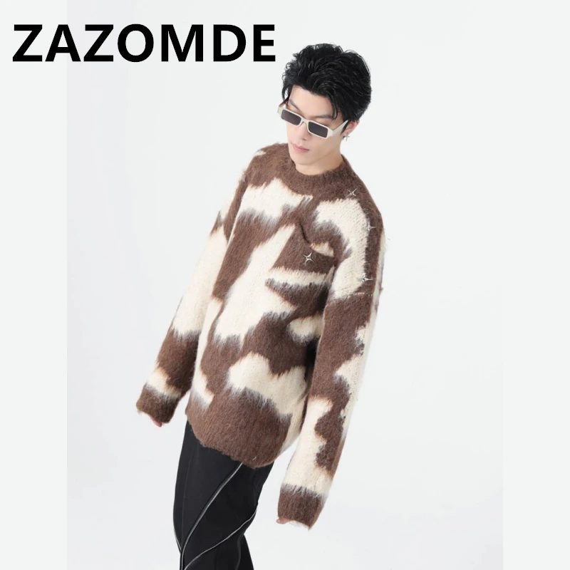 Рисунок 3 - Зимний винтажный свитер ZAZOMDE в стиле хип-хоп