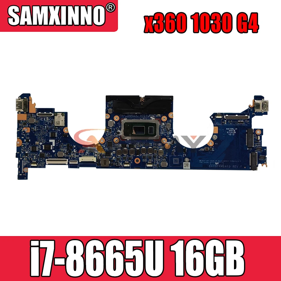 

Akemy L70771-601 With i7-8665U CPU 16GB RAM For HP x360 1030 G4 laptop mainboard motherboard DAY0PAMBAF0 tested full 100%