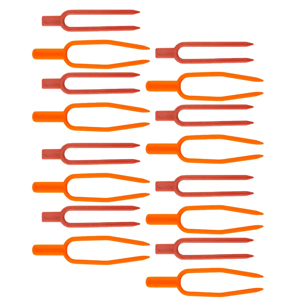 

400 Pcs Flowers Plants Vine Fixed Fork Plastic Forks Gardening Supplies Clip Trouser Press Support Clips Clamps Cheering