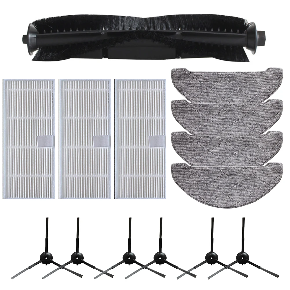 

Roller Brush Side Brush Filter Mop Rag Kit For Laresar L6 Pro Robot Vacuum Cleaner Household Vacuum Cleaner Replace Attachment