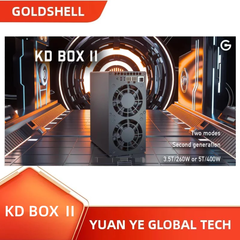 

New Goldshell KD BOX Ⅱ 5T Hashrate KDA Miner KD BOX 2 Silent network goldshell kda miner kadena miner