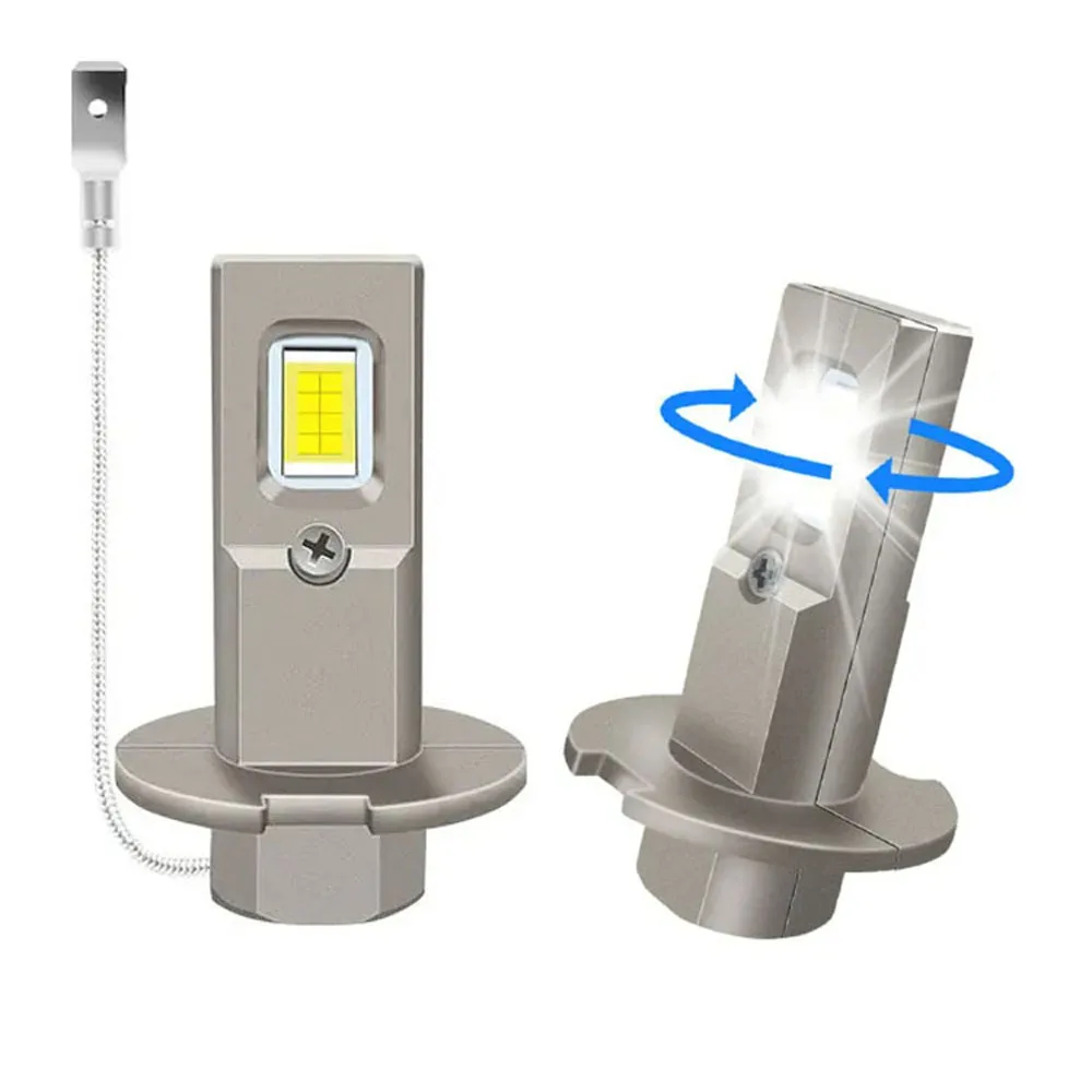 

30000LM H1 Светодиодная лампа H3 Mini 1:1 Plug Play Безвентиляторная автомобильная светодиодная лампа 3570 шт. CSP Светодиодные фары Противотуманные фары DRL Белый 12 В 24 В