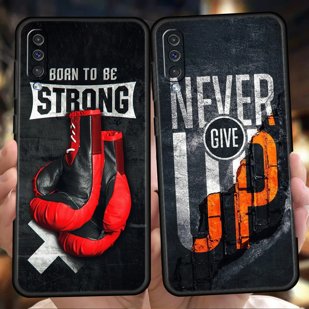 

Bodybuilding Gym Fitness Phone Case For Samsung Galaxy A53 A73 A33 A23 A13 A12 A22 A02 A50 A70 A20 A10 A20S 5G Silicon TPU Cover