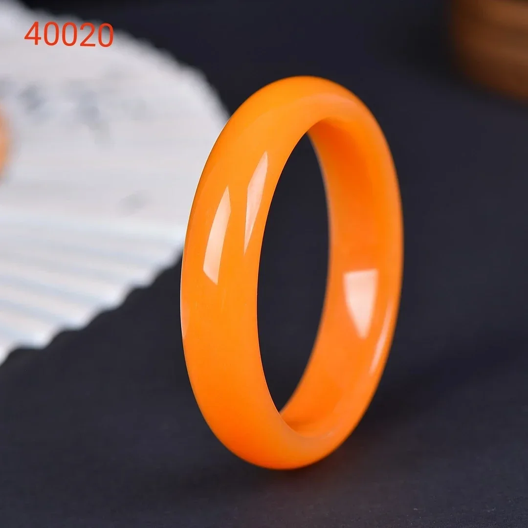 Лидер продаж оптовая продажа золотой нефритовый браслет оранжевый женский