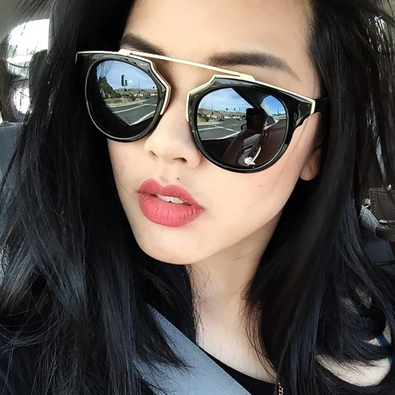 Популярные зеркальные солнцезащитные очки для мужчин и женщин Классические