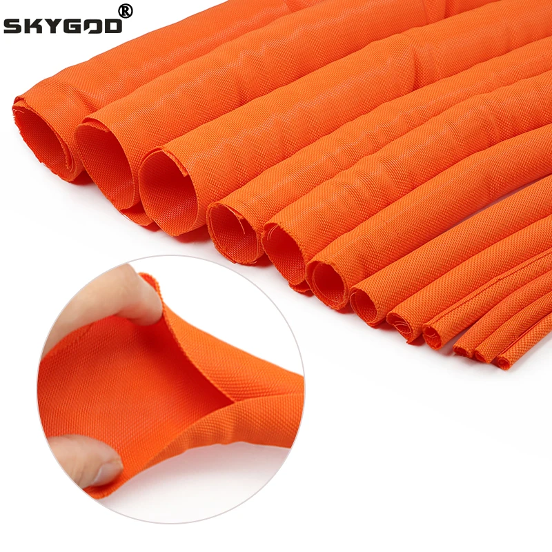 

Расширяемый плетеный рукав для кабелей PET оранжевый 3-60 мм