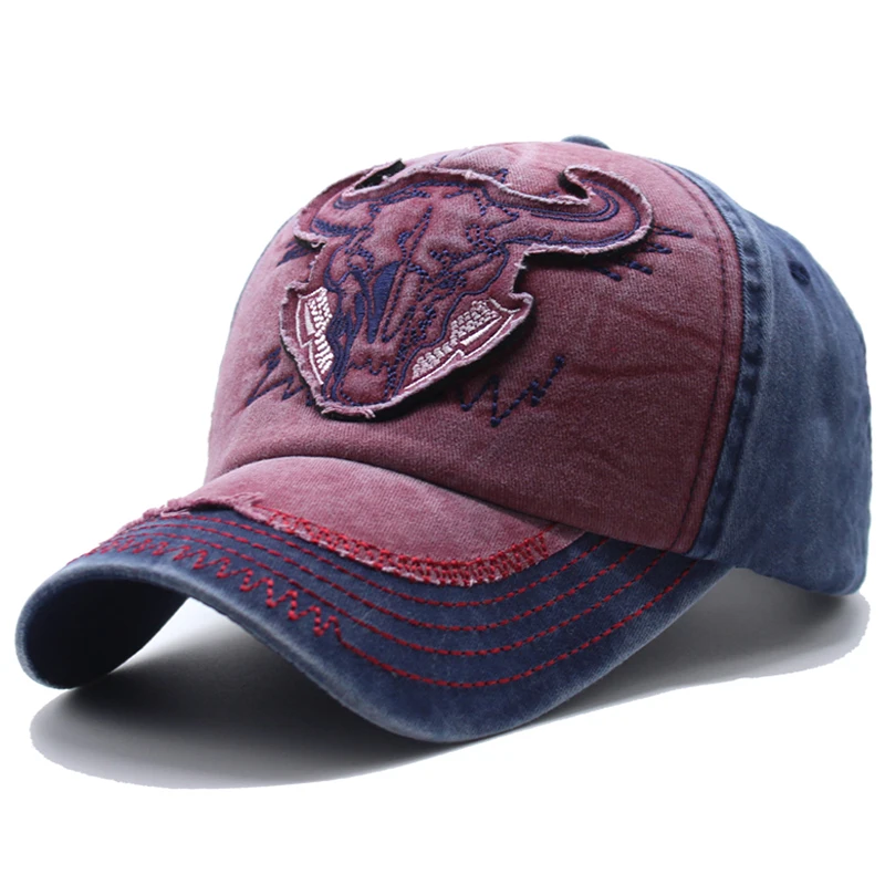 

Animal Embroidery Bone Curved Brim Caps Cotton Men Baseball Cap For Women Snapback Hat Casual Casquette Men Unisex Hats Gorras