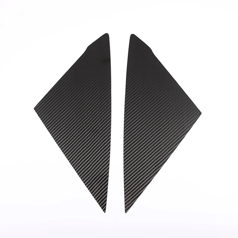 

For 11Th Honda Civic 2022 Real Carbon Fiber Car Rear Triangle Glass Sticker Window Louver Cover Trim Decal Accessories