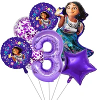 disney encanto mirabel balloon 32inch number balloons brithday decoration girl cartoon ballon baby shower kid party supplies