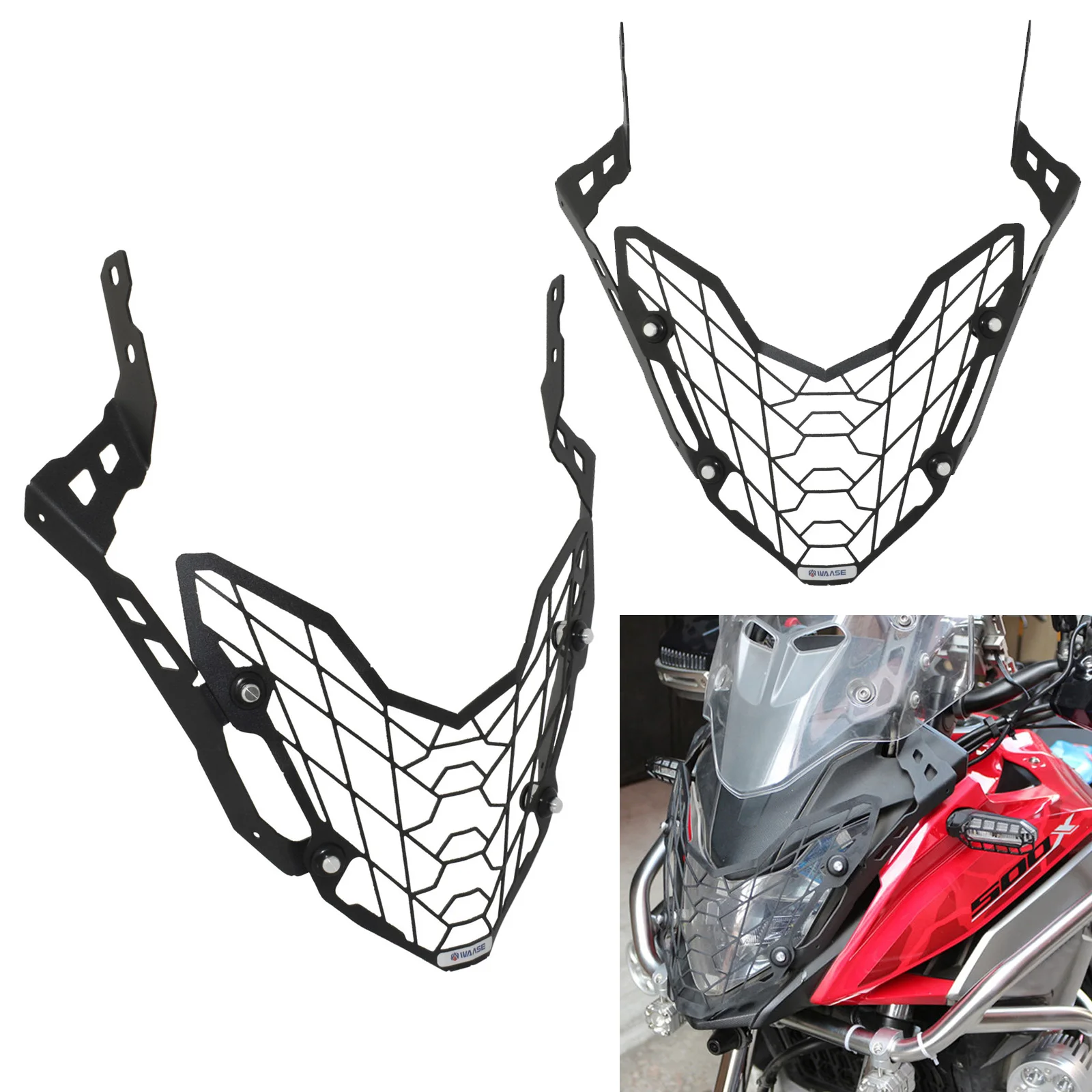Waase мотоциклетная фара решетка для фары Защитная крышка для HONDA CB400X CB500X CB 500 X XA PC59 2019 2020 2021 202