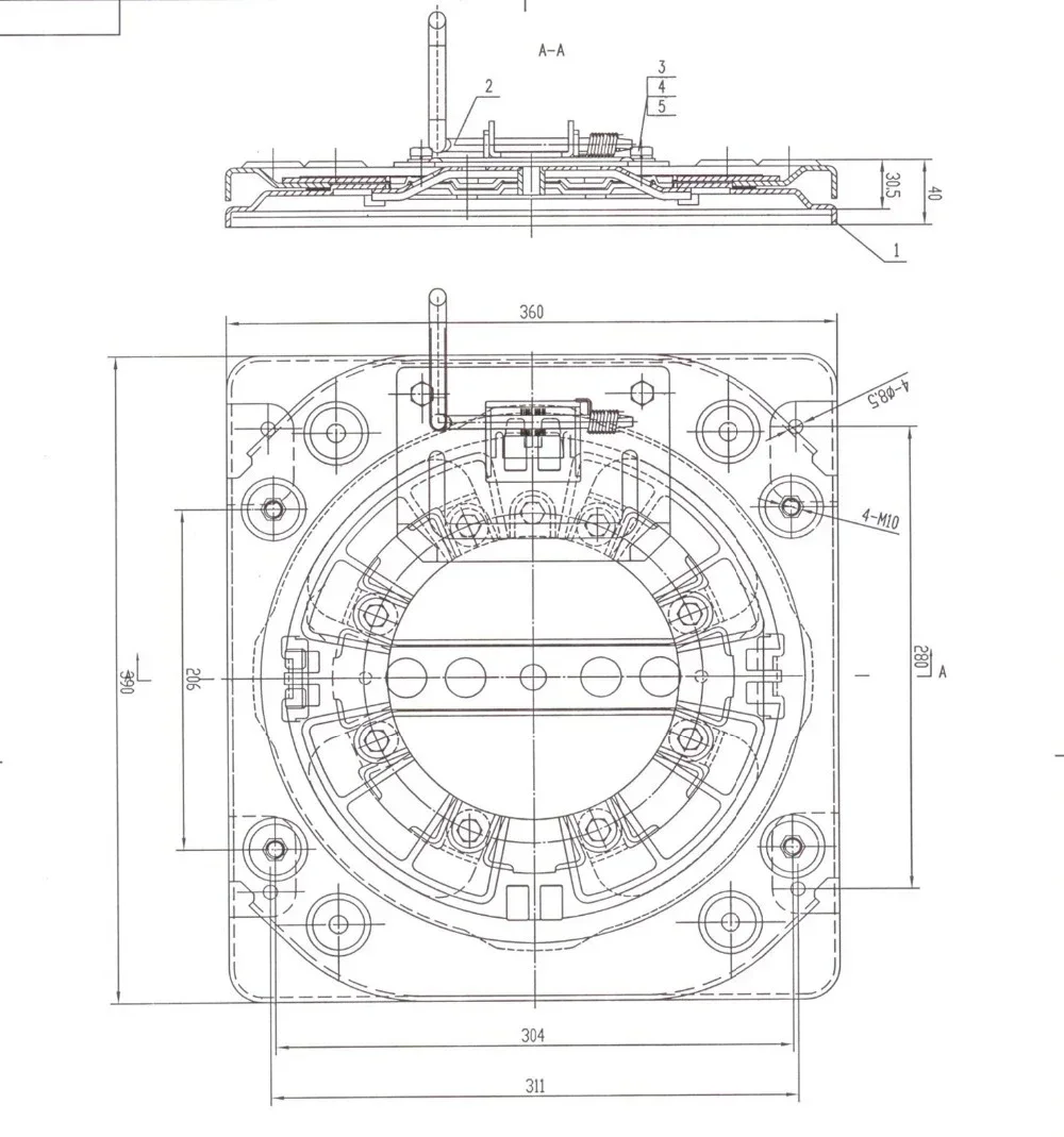 Сверхмощный поворотный механизм с 4-сторонними автомобильными сиденьями