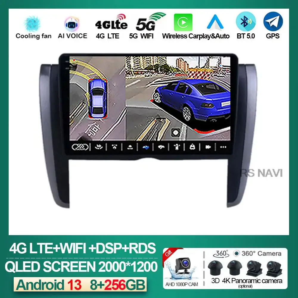 

9 Inch Android 13 Car Radio Player Stereo Head Unit for Toyota Allion Premio 2007-2015 Wireless Android Auto Carplay Wifi NO DVD