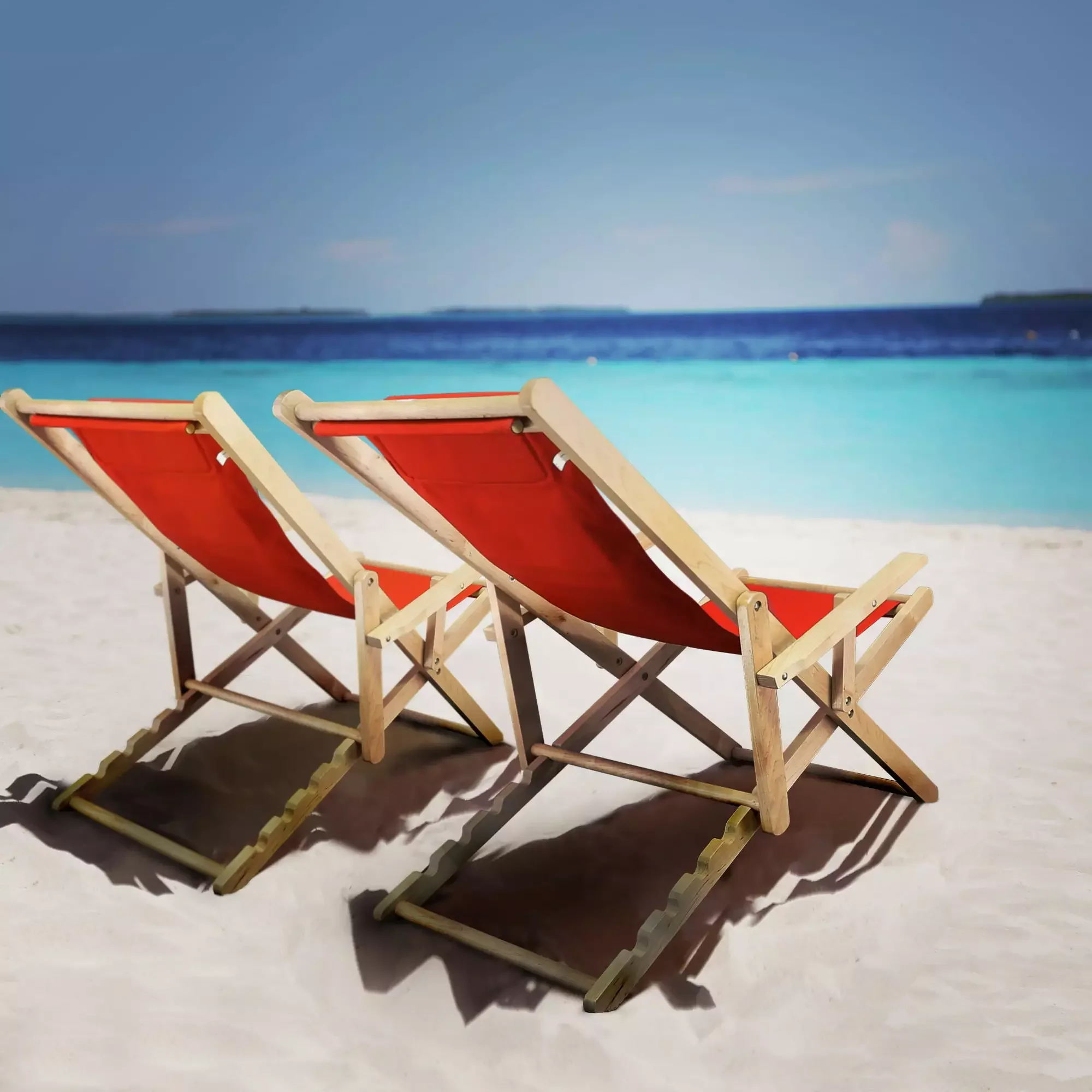 

Canvas Folding Chair, Red