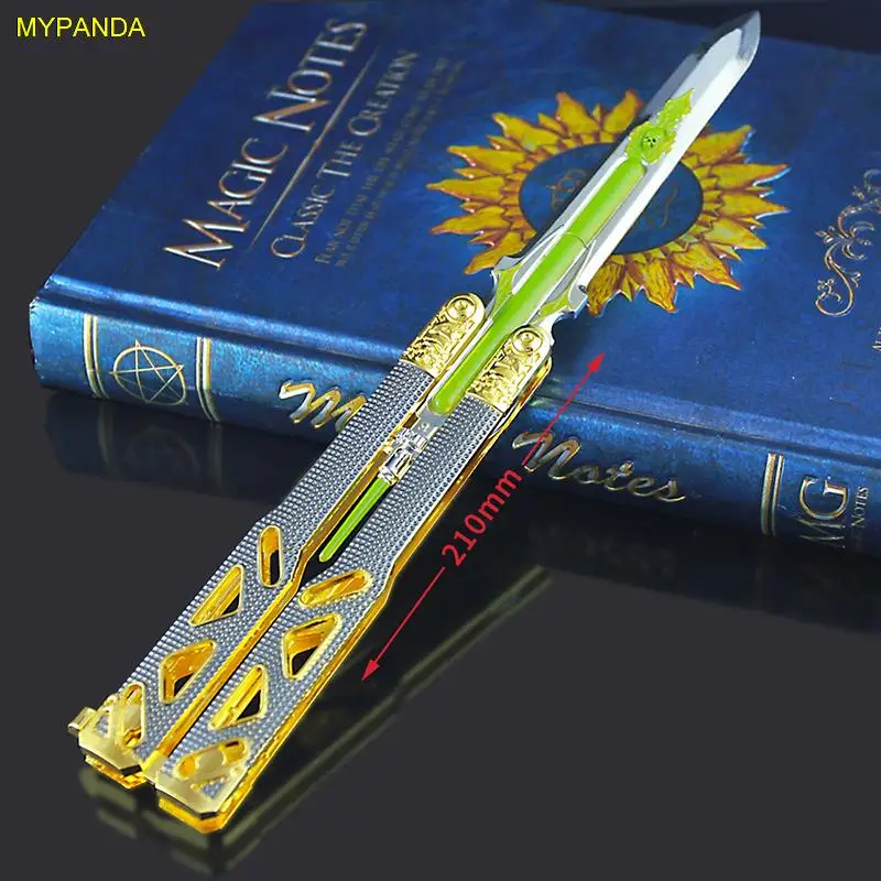 Игрушка-бабочка Apex Legends Octane из сплава модель ножа-бабочки жидкое оружие Sworld