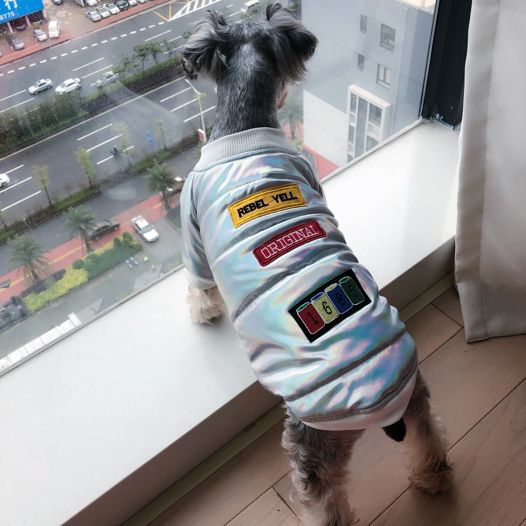 

Designer Dog Clothes Winter Warm Pet Dog Jacket Down Jacket Puppy Windproof Cotton-padded Clothing Hoodies for Small Dogs