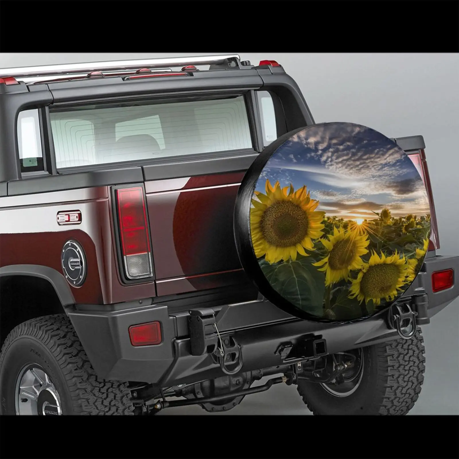 

Car Accessories Sunflower Landscape Design Tire Cover Universal Fits Most Cars for SUV Van Vehicle