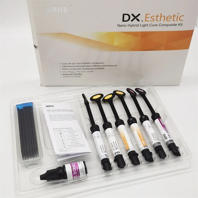 Одобренный CE светоотверждаемый стоматологический композитный комплект из смолы