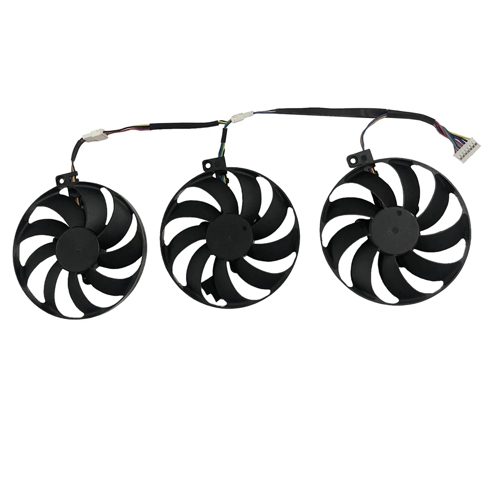 3Pcs/Set T129215SU PLD09210S12H,Вентилятор видеокарты,Применяется к ASUS ROG STRIX RTX 2080 Ti GAMING,Применяется к ROG-STRIX-RTX2080S-O8G-GAMING,Применяется к ASUS ROG-STRIX-GTX1660TI-O6G