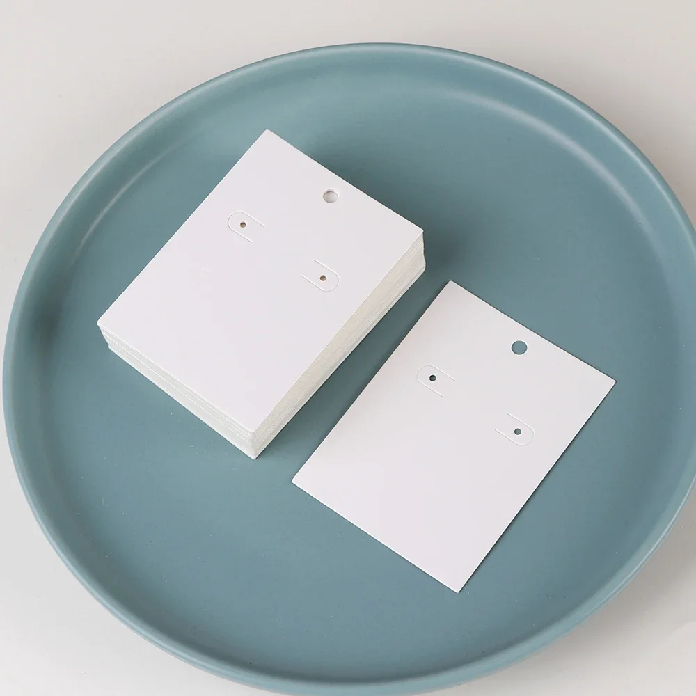 50 шт. 5 5x7 см новый узор белое ожерелье серьги ювелирные изделия дисплей открытки