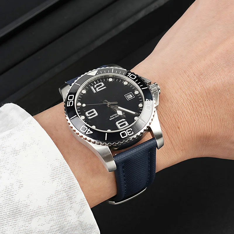 Фото 19 мм, 20 мм, 21 мм, 22 мм, ремешки из парусной ткани для Longines IWC Omega blancpain, дайверские часы, унисекс, быстросъемный водонепроницаемый ремешок для часов №5
