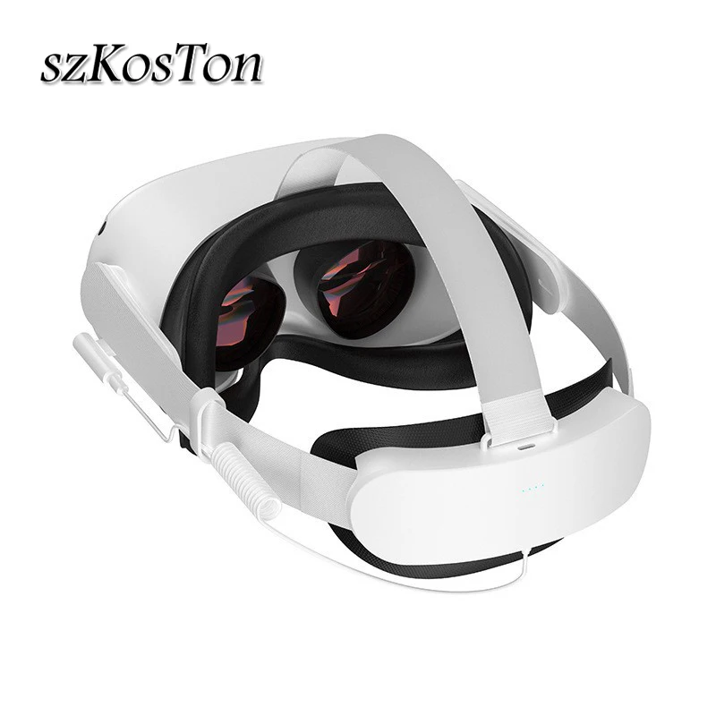 

Сменный ремешок SZKOSTON Elite для Oculus Quest 2, гарнитура виртуальной реальности, удобный аккумулятор, ремешок на голову 6000 мАч для Oculus Quest 2, аксессуар...