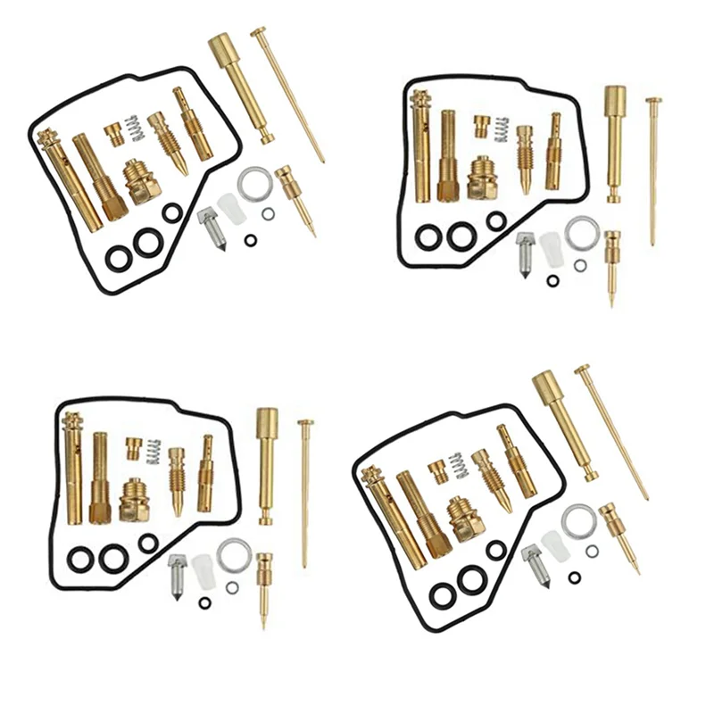 

Набор для Ремонта Карбюратора мотоцикла, 4 комплекта, топливная система, плавающая игла, детали сиденья для Honda NC30 VFR400 NC 30 VFR 400