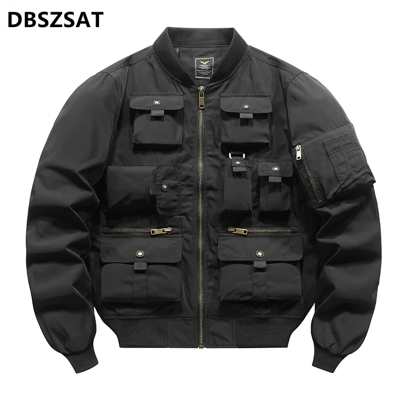 2028 XKK модная мужская куртка-бомбер ветровка в стиле милитари искусственная