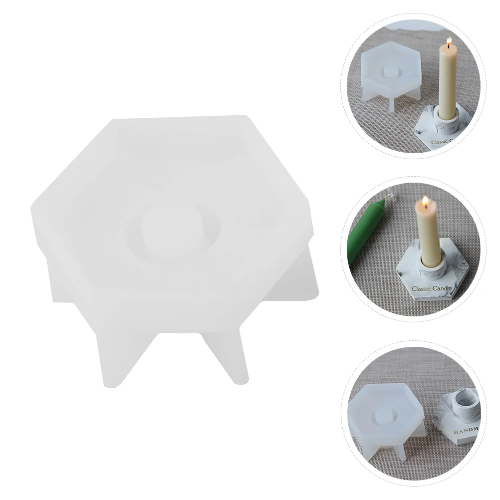 

1 Pc DIY Silicone Durable Practical Candleholder Mold Candlestick Mold for Men