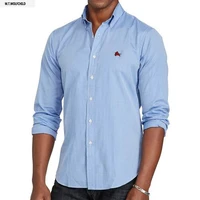 100 cotton high quality new spring autumn mens shirt casual long sleeve brand shirts oxford men blouse men clothing tops s 3xl