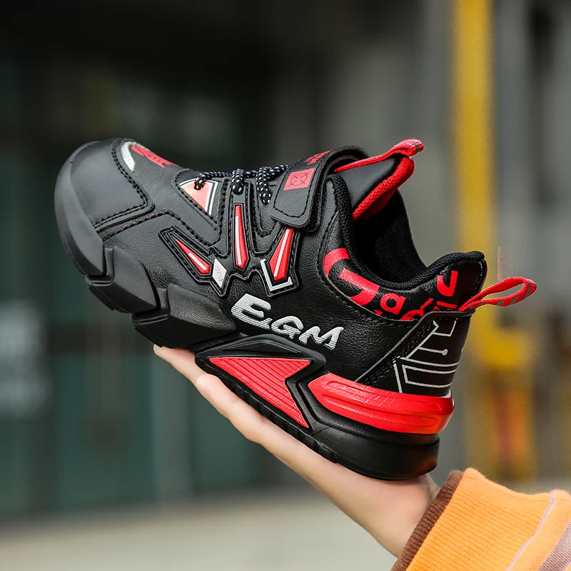 Детские кроссовки для мальчиков на осень и зиму детская теплая хлопковая обувь