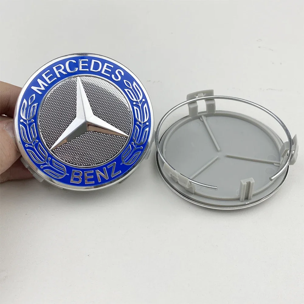 

4 шт. 75-мм колпачки для центра диска колеса, модифицированные детали, подходят для Mercedes Benz W204 W205 AMG E210 E211 E212 E213 E214 W222