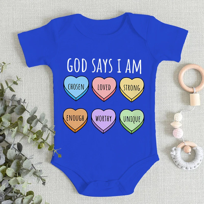 Детское хлопковое боди с принтом коротким рукавом на Возраст 3-24 месяца