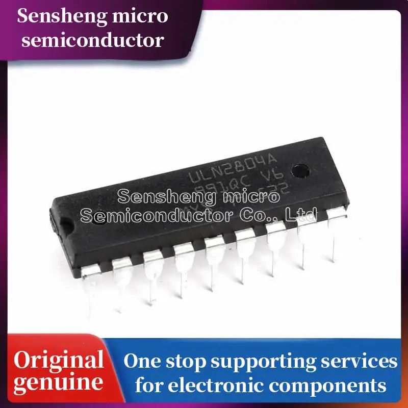 

100% New 100pcs/lot ULN2804A DIP-18 ULN2804 DIP18 ULN2804AN DIP ULN2804APG ULN2804AP Darlington Transistor Array IC